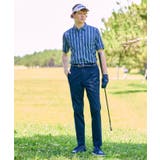 吸水速乾 UVカット ワインシャンブレーストライプポロシャツ | adabatmen | 詳細画像15