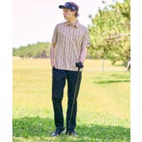 吸水速乾 UVカット ワインシャンブレーストライプポロシャツ | adabatmen | 詳細画像6