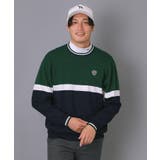 【新レーベル ADABAT NAVY】トリコロールクルーニット | adabatmen | 詳細画像3