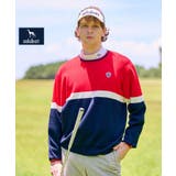 レッド(062) | 【新レーベル ADABAT NAVY】トリコロールクルーニット | adabatmen