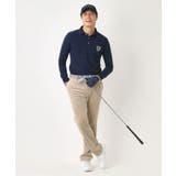 【吸湿発熱】ポケットエンブレム長袖ポロシャツ | adabatmen | 詳細画像12