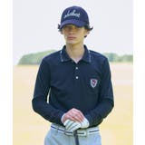 ブラック(019) | 【吸湿発熱】ポケットエンブレム長袖ポロシャツ | adabatmen