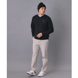 【新レーベル ADABAT NAVY】フルールドリスVネックニット | adabatmen | 詳細画像5