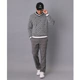 【新レーベル ADABAT NAVY】フルールドリスVネックニット | adabatmen | 詳細画像10