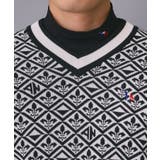 【新レーベル ADABAT NAVY】フルールドリスVネックニット | adabatmen | 詳細画像16