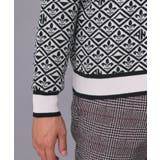 【新レーベル ADABAT NAVY】フルールドリスVネックニット | adabatmen | 詳細画像18