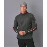 【新レーベル ADABAT NAVY】スリーブラインセミモックニット | adabatmen | 詳細画像15