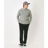 ケーブル柄クルーネックニット | adabatmen | 詳細画像2