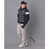 【新レーベル ADABAT NAVY】撥水 タータンチェック中綿ベスト | adabatmen | 詳細画像6