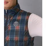 【新レーベル ADABAT NAVY】撥水 タータンチェック中綿ベスト | adabatmen | 詳細画像12