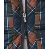 【新レーベル ADABAT NAVY】撥水 タータンチェック中綿ベスト | adabatmen | 詳細画像15