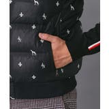 【新レーベル ADABAT NAVY】エンブロイダリーモノグラム中綿ベスト | adabatmen | 詳細画像13