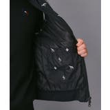 【新レーベル ADABAT NAVY】エンブロイダリーモノグラム中綿ベスト | adabatmen | 詳細画像14