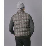 【新レーベル ADABAT NAVY】撥水グレンチェック中綿ベスト | adabatmen | 詳細画像4