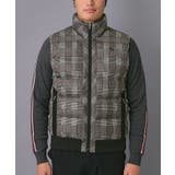 【新レーベル ADABAT NAVY】撥水グレンチェック中綿ベスト | adabatmen | 詳細画像8