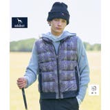 ブラック(219) | 【新レーベル ADABAT NAVY】撥水グレンチェック中綿ベスト | adabatmen