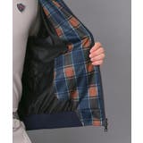 【新レーベル ADABAT NAVY】撥水 タータンチェックブルゾン | adabatmen | 詳細画像14