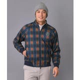 【新レーベル ADABAT NAVY】撥水 タータンチェックブルゾン | adabatmen | 詳細画像3