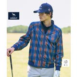 ネイビー(294) | 【新レーベル ADABAT NAVY】撥水 タータンチェックブルゾン | adabatmen