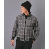 【新レーベル ADABAT NAVY】撥水 グレンチェックブルゾン | adabatmen | 詳細画像3