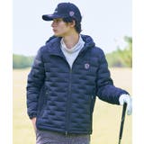 【新レーベル ADABAT NAVY】フードロゴストレッチダウンジャケット | adabatmen | 詳細画像1