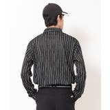 【吸水速乾】ビットストライプ長袖ポロシャツ | adabatmen | 詳細画像1