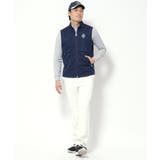 撥水加工 ロゴチェックジップアップベスト | adabatmen | 詳細画像7