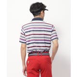 吸水速乾 接触冷感 クールタッチマルチボーダーポロシャツ | adabatmen | 詳細画像2