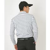 【UVカット・吸水速乾】アスコットプリント長袖ポロシャツ | adabatmen | 詳細画像2