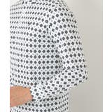 【UVカット・吸水速乾】アスコットプリント長袖ポロシャツ | adabatmen | 詳細画像20