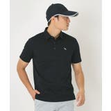 ネイビー(094) | 【吸水速乾】千鳥ジャカードポロシャツ | adabatmen