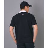 【新レーベル ADABAT NAVY】吸水速乾 サッカーストライプポロシャツ | adabatmen | 詳細画像2