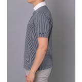 【新レーベル ADABAT NAVY】吸水速乾 サッカーストライプポロシャツ | adabatmen | 詳細画像14