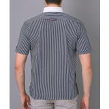 【新レーベル ADABAT NAVY】吸水速乾 サッカーストライプポロシャツ | adabatmen | 詳細画像15