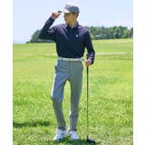【ADABAT NAVY】トゥースチェックジャカード長袖ポロシャツ | adabatmen | 詳細画像15