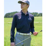 【ADABAT NAVY】トゥースチェックジャカード長袖ポロシャツ | adabatmen | 詳細画像13