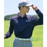 【ADABAT NAVY】トゥースチェックジャカード長袖ポロシャツ | adabatmen | 詳細画像14