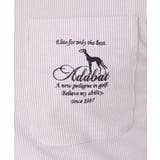 吸水速乾シャンブレーストライプ長袖ポロシャツ | adabatmen | 詳細画像4 