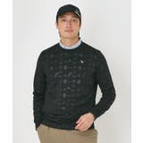 ブラック(019) | ロゴエンボススウェットプルオーバー | adabatmen