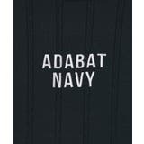 【ADABAT NAVY】ケーブルストライプクルーニット | adabatmen | 詳細画像17 
