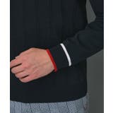 【ADABAT NAVY】ケーブルストライプクルーニット | adabatmen | 詳細画像23 