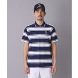 【ADABAT NAVY】UVカット ランダムボーダー半袖ポロシャツ | adabatmen | 詳細画像4