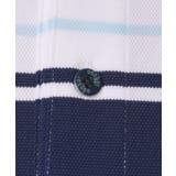 【ADABAT NAVY】UVカット ランダムボーダー半袖ポロシャツ | adabatmen | 詳細画像11