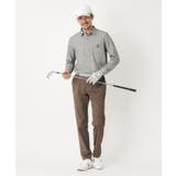 ボタニカルジャカード長袖ポロシャツ | adabatmen | 詳細画像7