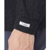 ボタニカルジャカード長袖ポロシャツ | adabatmen | 詳細画像14