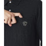 ボタニカルジャカード長袖ポロシャツ | adabatmen | 詳細画像15