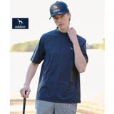 ブラック(019) | 【ADABAT NAVY】ナイロン混ストレッチ半袖モックT | adabatmen