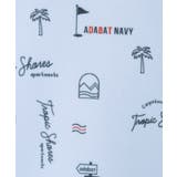 【ADABAT NAVY】カノコサマーロゴプリント半袖ポロシャツ | adabatmen | 詳細画像6