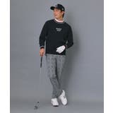 【ADABAT NAVY】フルダルチェックテーパードパンツ | adabatmen | 詳細画像3 