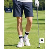 ネイビー(394) | 【ADABAT NAVY】吸水速乾 エンブロイダリーサッカーハーフパンツ | adabatmen